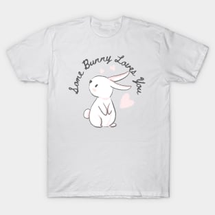 Some bunny loves you, pastel design, gift, easter, spring, T-Shirt